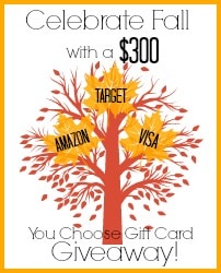 Celebrate Fall $300 Giveaway Button