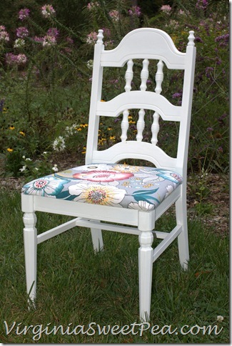 Chair Makeover by virginiasweetpea.com