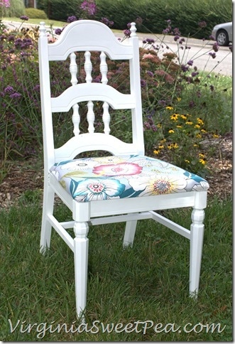 Chair Makeover by virginiasweetpea.com