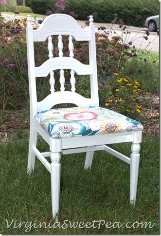 Chair Makeover by virginiasweetpea.com