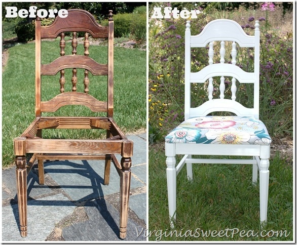 Chair Makeover Before and After