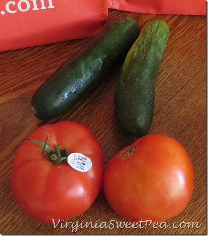 Cucumber and Tomato from Relay Foods