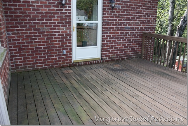 Deck Before - Mildew Shown