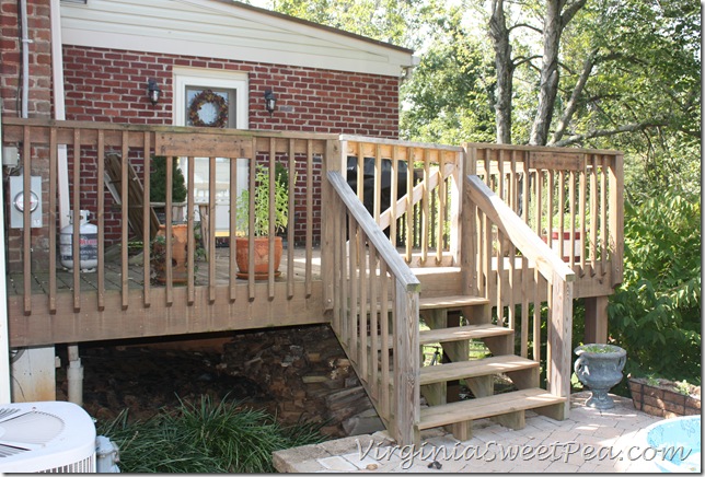 Staining Our Deck–Part One