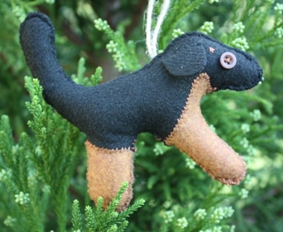 Adorable Felt Animal Ornaments