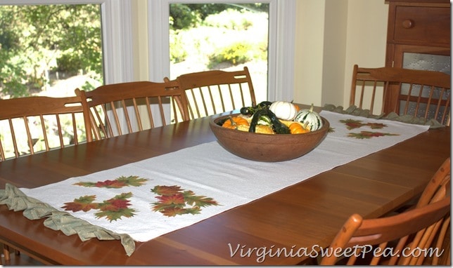 Gourds on Breakfast Table