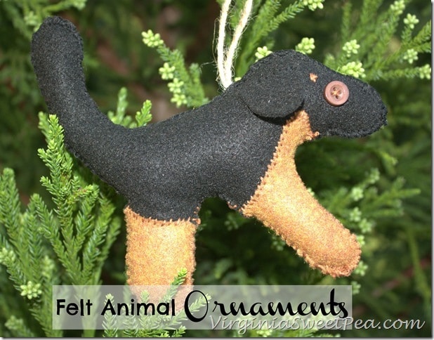 Handmade Felt Animal Ornament