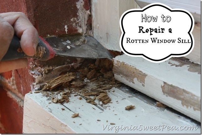 How to Repair a Rotten Window Sill