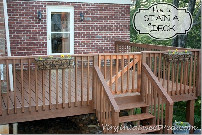 How to Stain a Deck