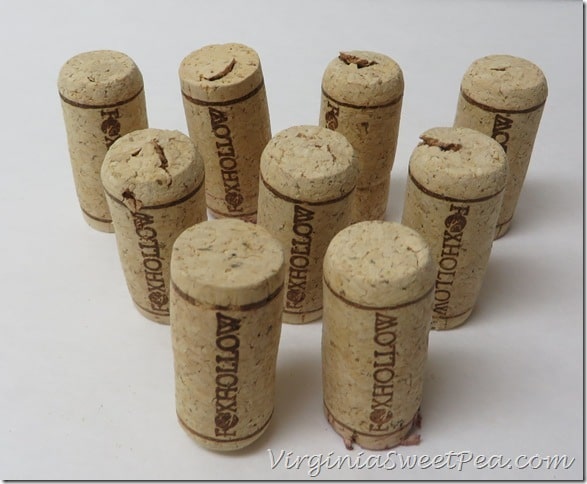 Nine Wine Corks