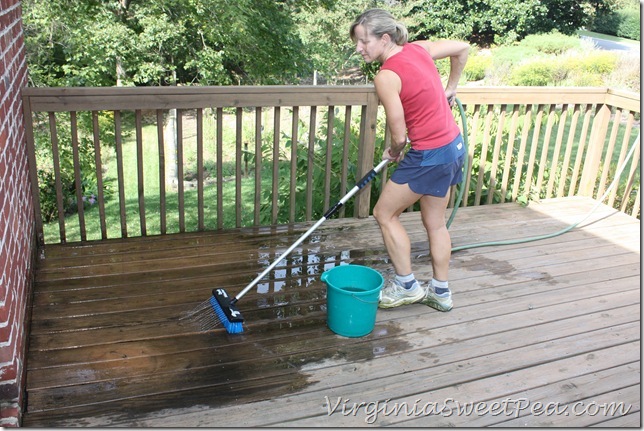 Using the Homeright Hose Broom