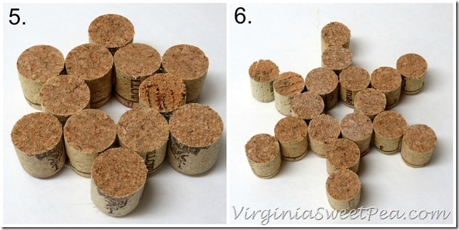 Wine Cork Ornament Steps Five and Six