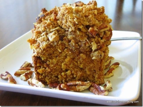 Pumpkin Crumb Cake