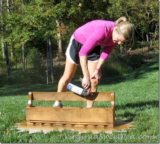 Stained Pallet Wine Rack6