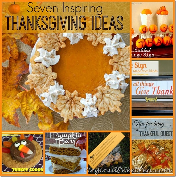 7 Inspiring Thanksgiving Ideas by virginiasweetpea.com