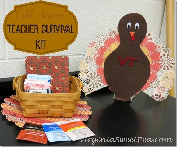 Cold Season Teacher Survival Kit with BigelowTea and Halls #americastea