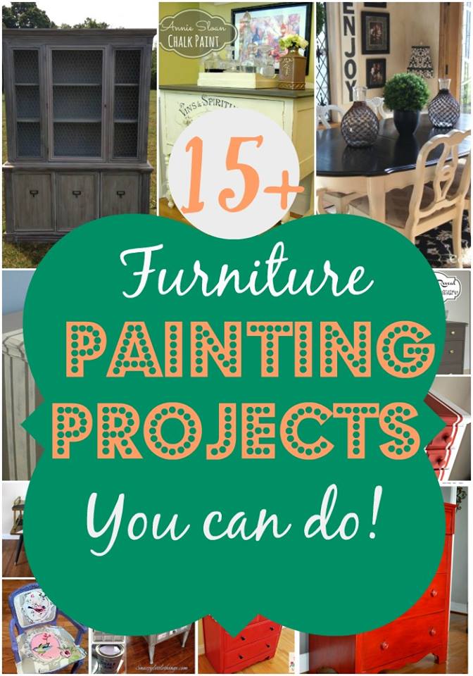 15 Furniture Painting Projects that YOU can DO!