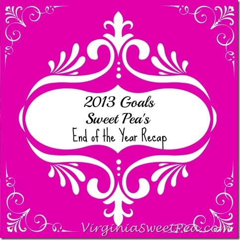 2013 Goal Recap by virginiasweetpea.com