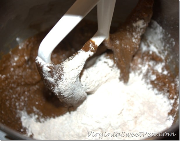 Making Iced Ginger Cookies