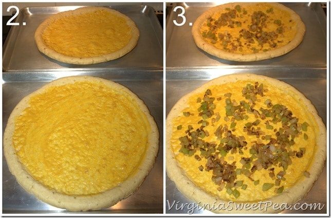 Corn Dog Pizza Steps 2 and 3 #GetCorny #cbias