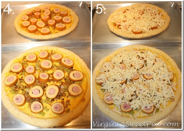 Corn Dog Pizza Steps 4 and 5 #GetCorny #cbias