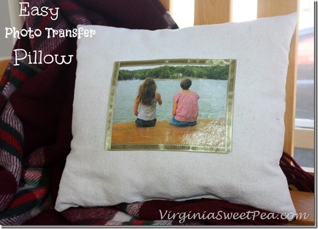 Easy-Photo-Transfer-Pillow-Using-Mod-Podge-Photo-Transfer-Medium by virginiasweetpea.com by virginiasweetpea.com