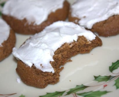 Iced Ginger Cookies