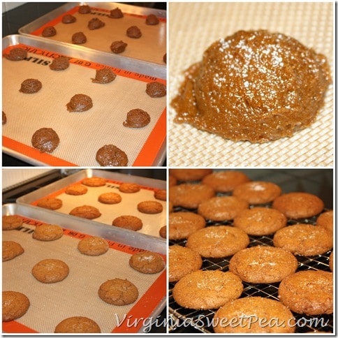 Baking Iced Ginger Cookies