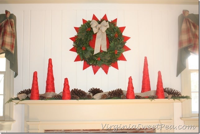 Virginia Sweet Pea Mantel in 2012