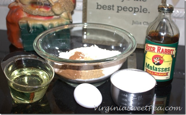 Iced Ginger Cookies Ingredients