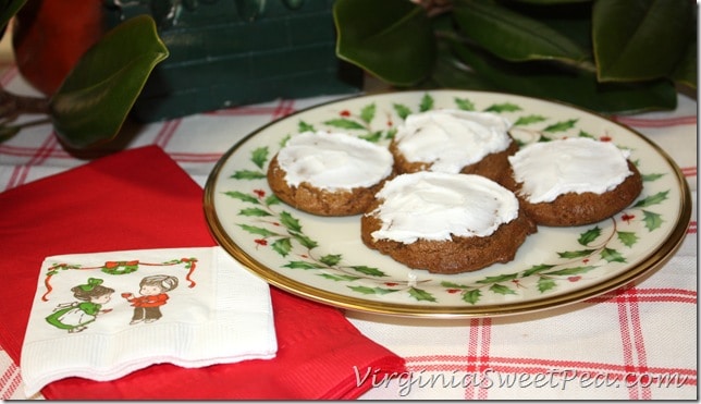 Iced Ginger Cookies