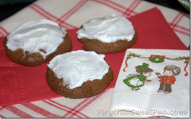 Iced Ginger Cookies