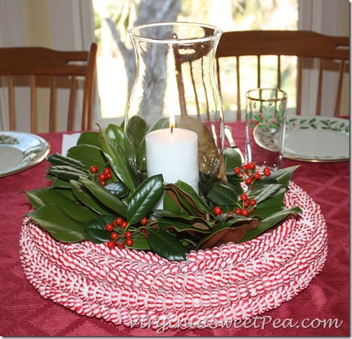 Peppermint Candy Centerpiece or Wreath