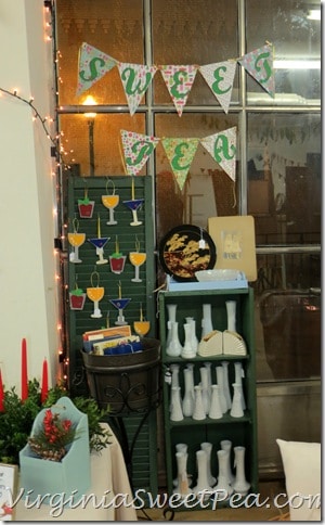 Sweet Pea Booth at Vintage Lynchburg Holiday Sale