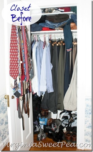 Mr. SP's Closet Before