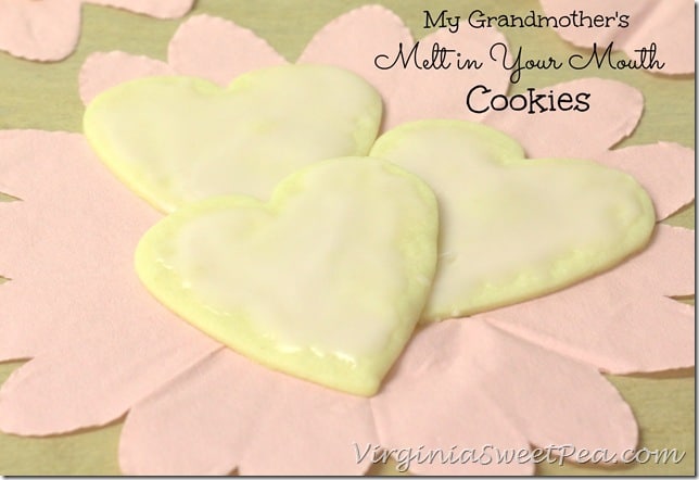 My Grandmother's Melt in Your Mouth Cookies by virginiasweetpea.com