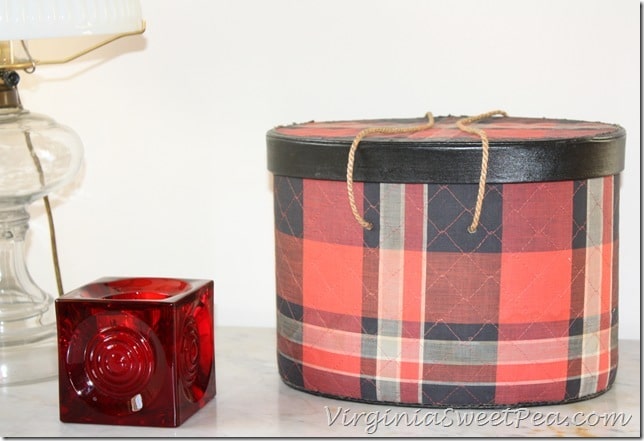 Red Tartan Sewing Box