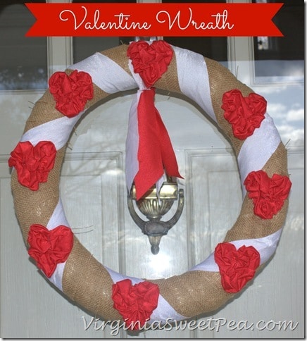 Valentine Wreath by virginiasweetpea.com