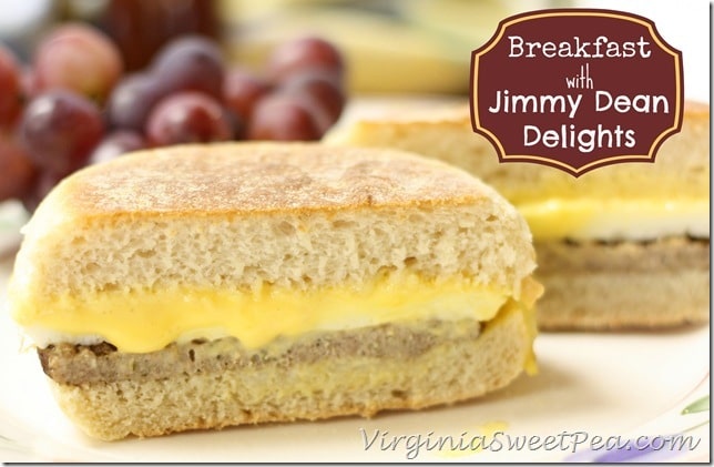 Breakfast with Jimmy Dean Delights by virginiasweetpea.com