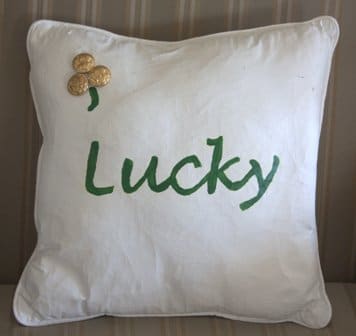 Saint Patrick’s Day Pillow Makeover