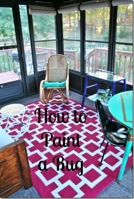 How to Paint a Rug