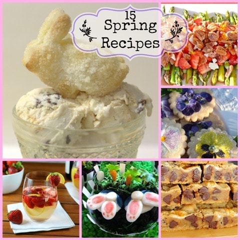 15 Spring Recipes by virginiasweetpea.com