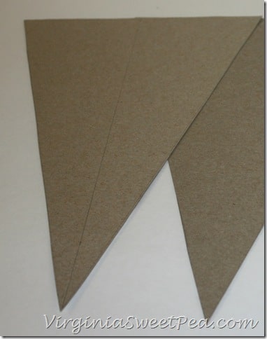 Cereal Box Pennant How to