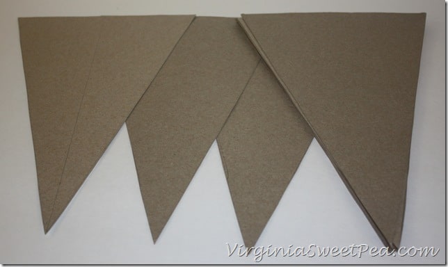 Cereal Box Pennant Instructions