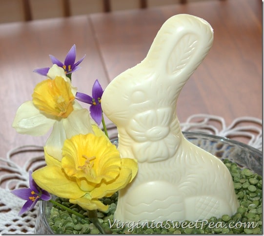 Easter Centerpiece with Chocolate