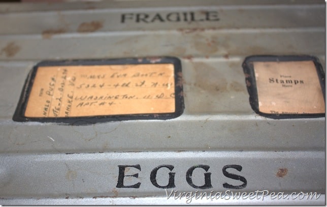 Vintage Egg Shipping Carton