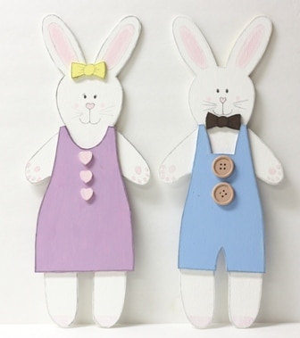 Painted Easter Bunnies