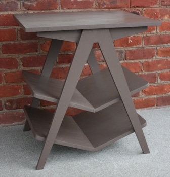 Plow and Hearth Knockoff Chevron End Table