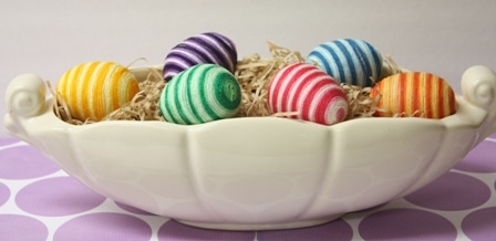 Striped Easter Eggs
