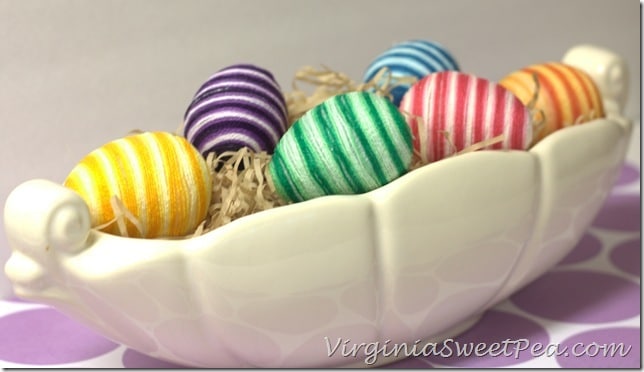 Striped Easter Eggs